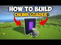 How To Build Chunk Loader in Minecraft Chunk Loader Minecraft 1 21