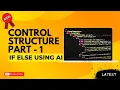 Control Structures - IF ELIF ELSE in Python Using AI Easy for Beginners