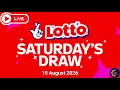 The National Lottery Lotto Draw Live results from Saturday 15 August 2026 tonight s lotto Draw