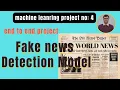 Building a Fake News Detection Model using Machine Learning Scam Detection Using Machine Learning