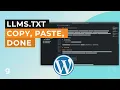 The Easiest Way to Add llms txt to Any WordPress Site