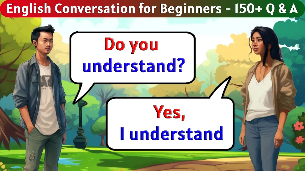 Outline Video English Conversation Practice | 150+ Questions and Answers in English