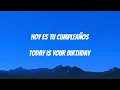 AITANA x DANNY OCEAN   Hoy Es Tu Cumpleanos Spanish and English Lyrics