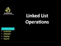 Operations of Linked List Lec 12 Data Structures Algorithms