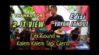 Download CEK SOUND GLERR  DI GAWE JARANAN YO MENAK ( kendang cak yayan jandut dtx m12 ) MP3