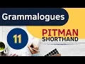 Pitman Shorthand Grammalogues Part 11