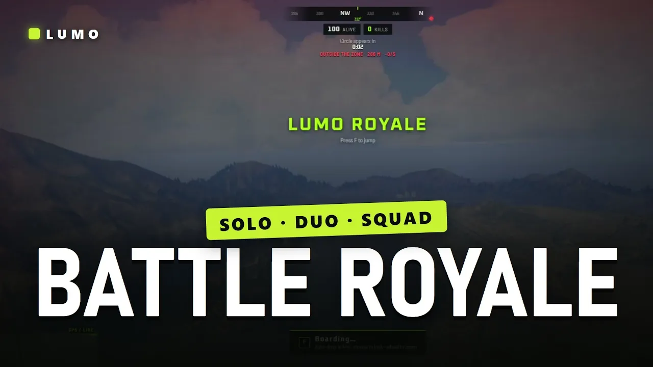 Lumo Battle Royale — Solo, Duo & Squad with AI Bots (Escrow)