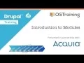 Drupal 8 Beginner Lesson 43 Introduction to Modules