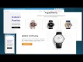 Responsive E-commerce Website Selling Watches Website - HTML CSS JavaScript Step By Step
