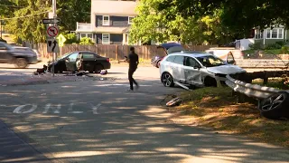 Serious injuries reported in Route 9 crash in Wellesley