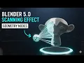 How to Create a Scanner Effect in Blender 5 0 Geometry Nodes Tutorial