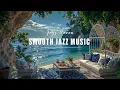 Download Lagu Smooth Jazz Music \u0026 Ocean Therapy | Coastal Morning Jazz In Elegant Café For Weekend Relaxation