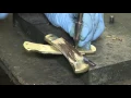See an Antler Shed Made Into A Knife Handle