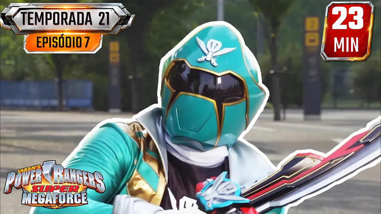 Revestimento De Prata - Parte 1 E07 ???? Super Megaforce ???? S21 ⚡ Power Rangers para Crianças