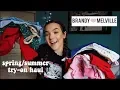 HUGE BRANDY MELVILLE TRY-ON HAUL