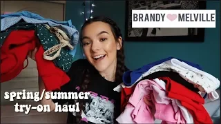 HUGE BRANDY MELVILLE TRY-ON HAUL