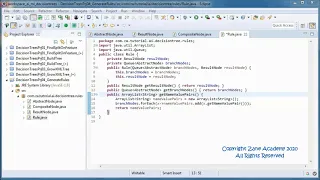 Decision Trees w JAVA Prototype Project 04 - generate use rules