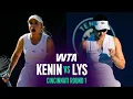 Sofia Kenin vs Eva Lys 2026 Cincinnati Round 1 WTA Match Highlights