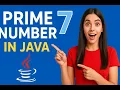 Prime Number in Java Beginner to Pro Java Tutorial
