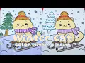 How to color Cozy Winter Cat Coloring Pages Relaxing Color With Me Easy Marker Tutorials