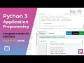 Python 3 Application Programming Hands-ON Fresco Play Hands On Solution