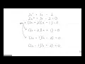 Solve 2x 2 3x 2