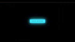 Neon Light Button Hover Effect HTML CSS