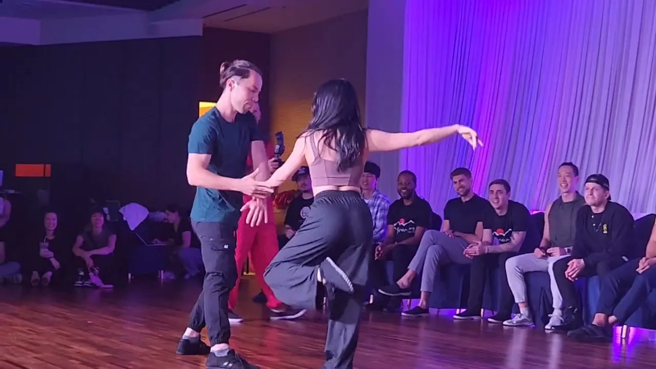 Newcomer Winner Vasilii Zemlianov & Emily Huang - Winner J&J Korean Open WCS 2024