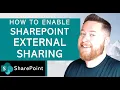 How to Enable SharePoint External Sharing Step-by-Step