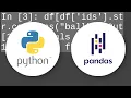 How to filter rows containing a string pattern from a Pandas dataframe