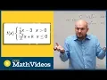 Find k to Make the Piecewise Function Continuous