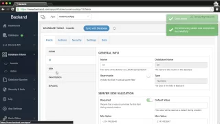 How to sync a Database and Backand s ORM