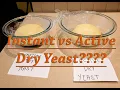 Instant Dry Yeast vs Active Dry Yeast