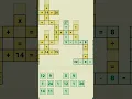 Cross Math puzzle