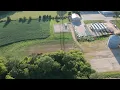 Aerial views of Monroe Wisconsin