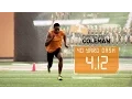 Coleman Runs Blazing 4 12 40-Yard Dash ESPN