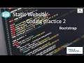 Coding Practice 2 Bootstrap Static Website NXTWAVE CCBP 4 0