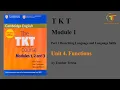TKT Module 1 Unit 4 Functions Complete Lesson