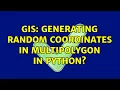 GIS Generating random coordinates in multipolygon in Python 3 Solutions