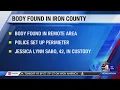 Body found in Iron County - suspect detained