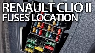 Where Are Fuses And Relays In Renault Clio II Thalia Symbol Dacia Logan 