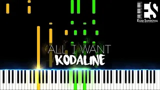 Download All I Want - Kodaline (Piano Tutorial + Sheet Music) | Eliab Sandoval MP3