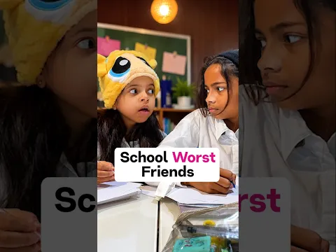 🏫 School Worst Best Friends #shorts #wondermunna