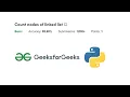 Count Nodes Of A Linked List GFG Python