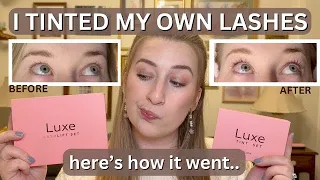 LUXE LASH LIFT AND TINT REVIEW