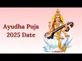 Download Lagu Ayudha Puja 2025 Date - When is Ayudha Pooja Date 2025 - Happy Ayudha Puja 2025