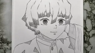 طريقة رسم زينيتسو من انمي قاتل الشياطين رسم زينيتسو خطوة بخطوة للمبتدئين 