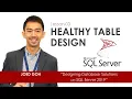 03 Healthy Table Design Designing Database Solutions with Microsoft SQL Server 2019