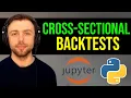 Cross-Sectional backtests in python