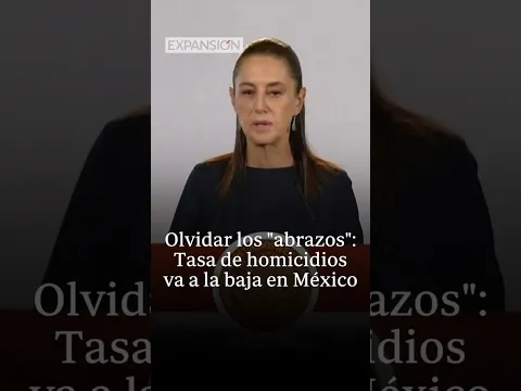 SE ACABARON LOS ABRAZOS: TASA DE HOMICIDIOS VA A LA BAJA CON ESTRATEGIA DE SHEINBAUM